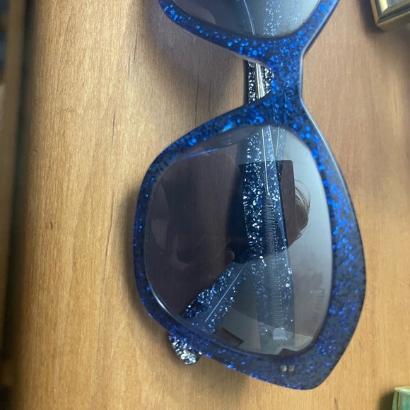 GUC Blue Miu Miu Sunglasses - Picture 5 of 7